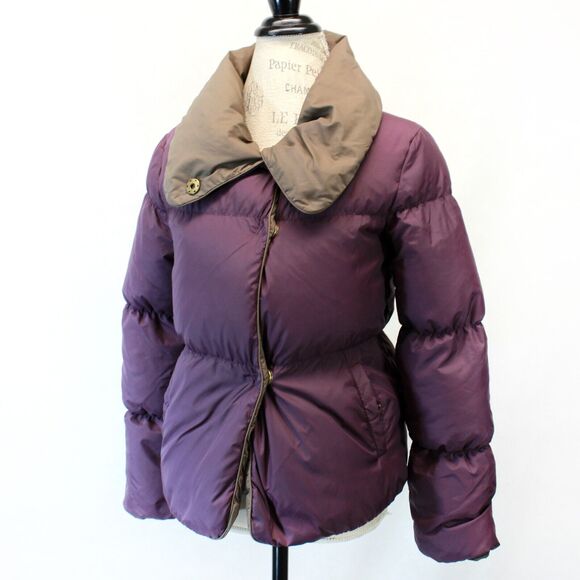 BCBG MAXAZRIA Y2K down fill colorblock puffer jacket warm XS - Picture 1 of 9